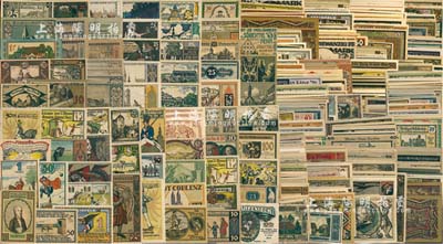 1921-23年德國緊急紙幣共210種不同，海外藏家出品，品種豐富，圖案美觀，大部分品相極佳，整體約八成至全新不等，敬請預覽