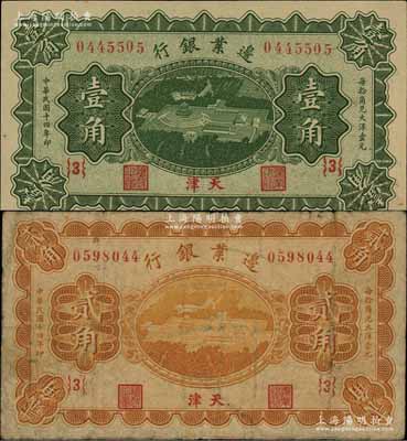 民國十四年（1925年）邊業銀行天壇鳥瞰...