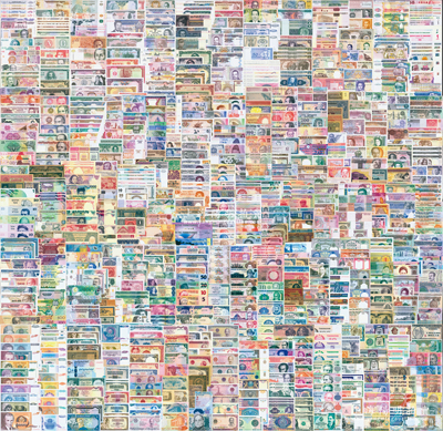 1905至2010年之間《外國紙幣藏品集》一部共1500余種不同，涉及約160個不同國家和地區所發行，內含德國、法國、奧地利、英國、匈牙利、希臘、意大利、波蘭、保加利亞、白俄羅斯、拉脫維亞、立陶宛、烏克蘭、阿爾巴尼亞、克羅地亞、愛沙尼亞、羅馬尼亞、波黑、南斯拉夫、塞爾維亞、斯洛文尼亞、馬其頓、俄羅斯、津巴布韋、安哥拉、埃及、布隆迪、利比亞、索馬里、剛果、厄立特里亞、埃塞俄比亞、