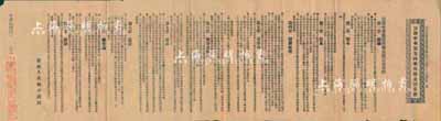 民國四年（1915年）《籌辦中華制造西藥有限公司章程》1份，該公司設于香港中環，資本港幣10萬元（分作1萬股），其上印有詳盡章程10章36條，內容豐富，保存尚可，敬請預覽