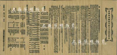 宣統三年（1911年）商辦廣澳鐵路有限公...