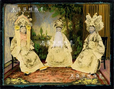 清末民初“中國京劇”歷史老照片1張，230×180mm，海外回流，保存甚佳，敬請預覽