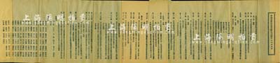 民國年《陜西富厚煙卷有限公司簡章·附招股簡章》1份，內(nèi)列總則、股東、職務(wù)、會期、招股章程等詳情31條，內(nèi)容豐富；此種西北省份之股份簡章，存世頗為稀少，八成新