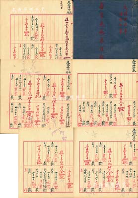 民國卅六年附卅七年（1947-48年）《先施公司·各埠先施來往部》（即賬本）1冊，內中有先施保險滬局、先施化妝廠、先施人壽公司、上海先施保險公司滬局來往等諸多賬目之記錄，內容頗為詳盡；此乃研究先施公司及先施保險之重要歷史實證，保存甚佳，敬請預覽和重視