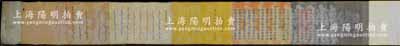 同治元年玖月初貳日（1862年）“圣旨”（奉天誥命）一卷，尺寸3070×315mm，恩贈“花翎直隸州知州用河南泌陽縣知縣溫逢春之父為奉政大夫”，恩贈“溫逢春之母周氏為宜人（即官宦貴婦之封號）”，滿漢文書寫；此圣旨乃采用五色織錦，其上滿漢文亦采用五種顏色書寫，甚屬難得；源于京城前輩名家駱澤民先生之遺存，罕見且保存尚佳，敬請預覽和重視