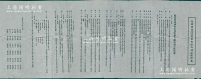民國時期（約1944年）《兒童書局圖書文具股份有限公司章程草案》1份，內中詳列總則、股份、股東會、董事及監察人、職員、決算和附則等七章共28條，言明資本國幣1000萬元，分作100萬股，其開列之發起人姓名包括蕢延芳（寧波幫工商業巨子）、羅友蘭（猶太巨商哈同養子）、張一渠（創始人兼總經理）等；兒童書局是中國第一家以出版兒童讀物為主的出版社，亦發行有老股票存世，保存甚佳，敬請預覽