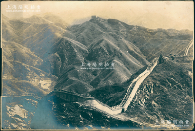 民國時期“長城圖”特大型歷史老照片1張，尺寸430×285mm，極富時代之記憶，保存較佳，敬請預覽